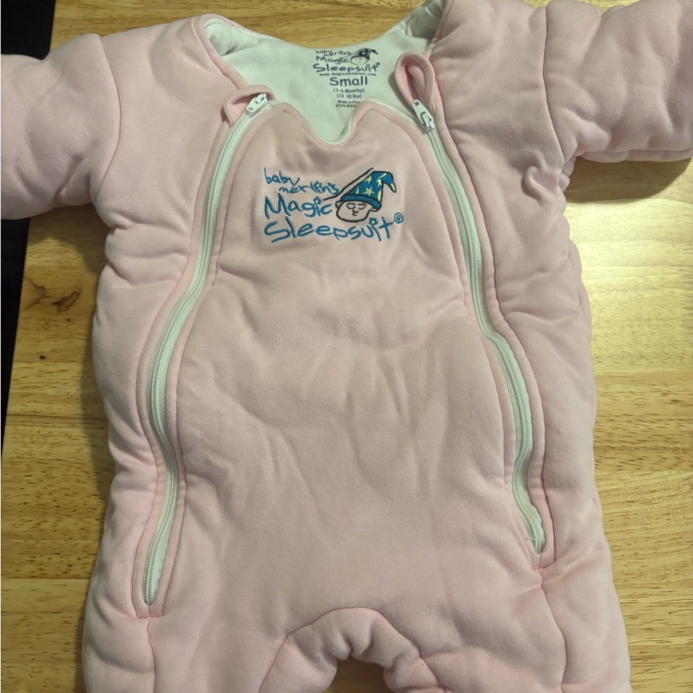 Baby Merlin's Magic Sleepsuit Pink Sleep Sack
